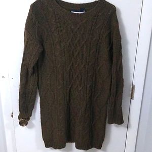 Moda Sweater Dress Wool Blend